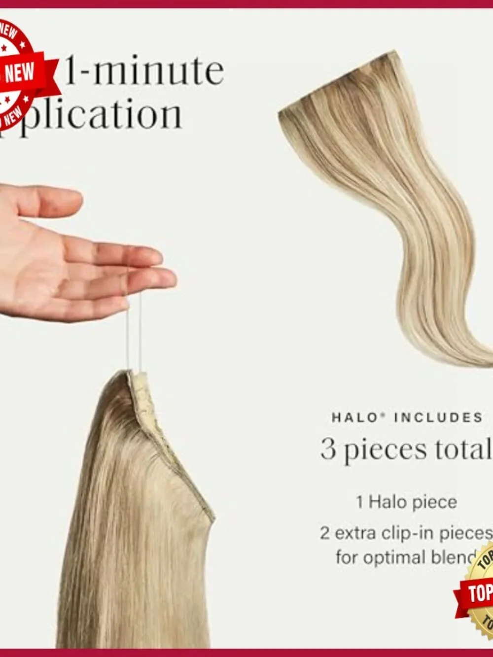 Human Hair Clip-In Extensions 16 Inch 140g One Piece Volume Length